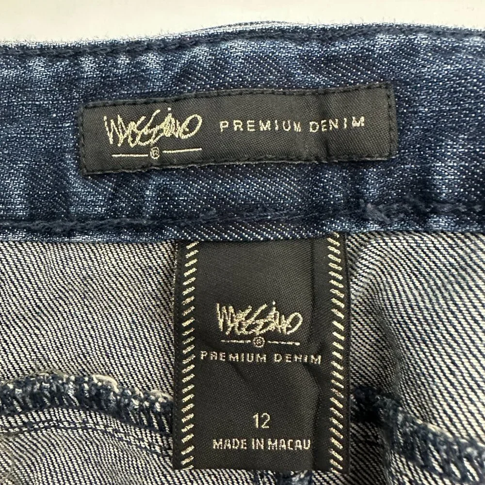 Mossimo‎ Straight Leg Women's size 12 Dark Wash Blue Denim Jeans